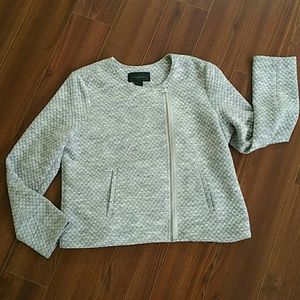 Ann Taylor Quilted Zip Jacket NWT